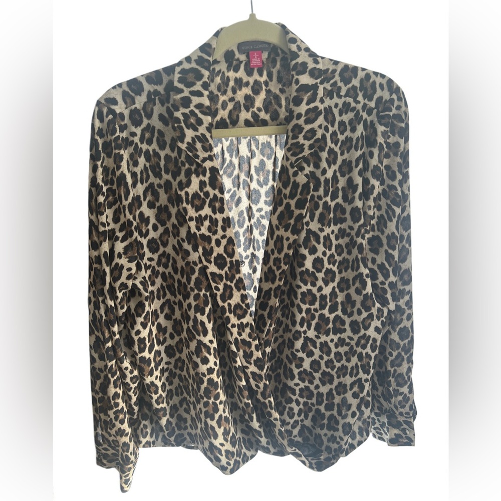 Vince Camuto Animal Print blouse